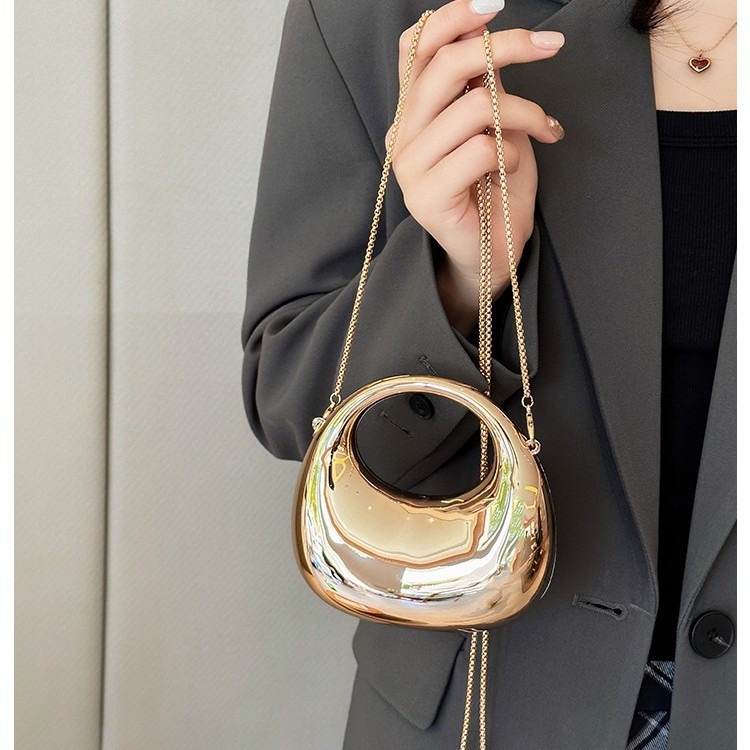 Luxury Bags Designer - Mini złote torebki wieczorowe i torebki