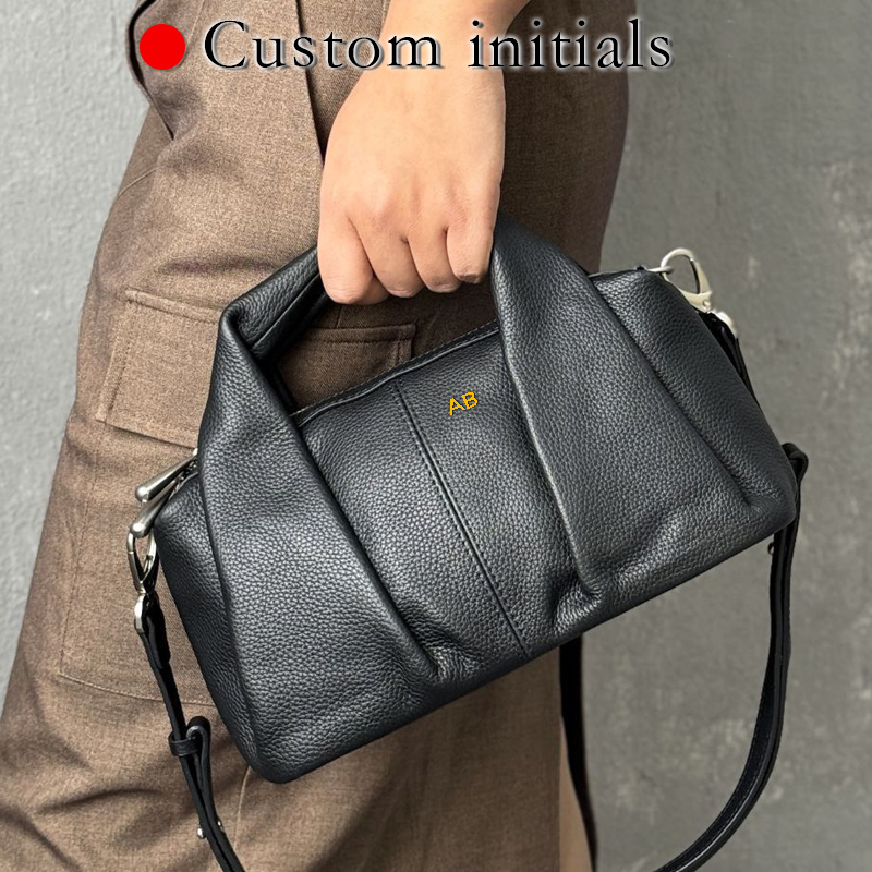 Luxury Bags Japan - Torebki damskie ze skóry z inicjałami,