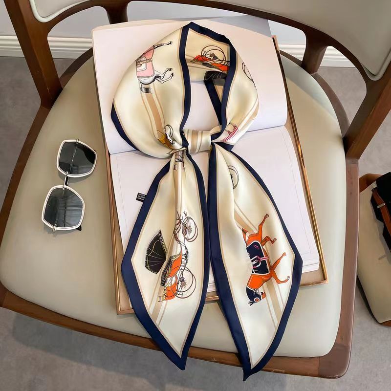 Luxury Bags Designer - Luksusowy jedwabny szalik na głowę dla