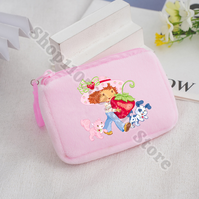 Accordion Wallet Zip - Portmonetka pluszowa dla dzieci z motywem