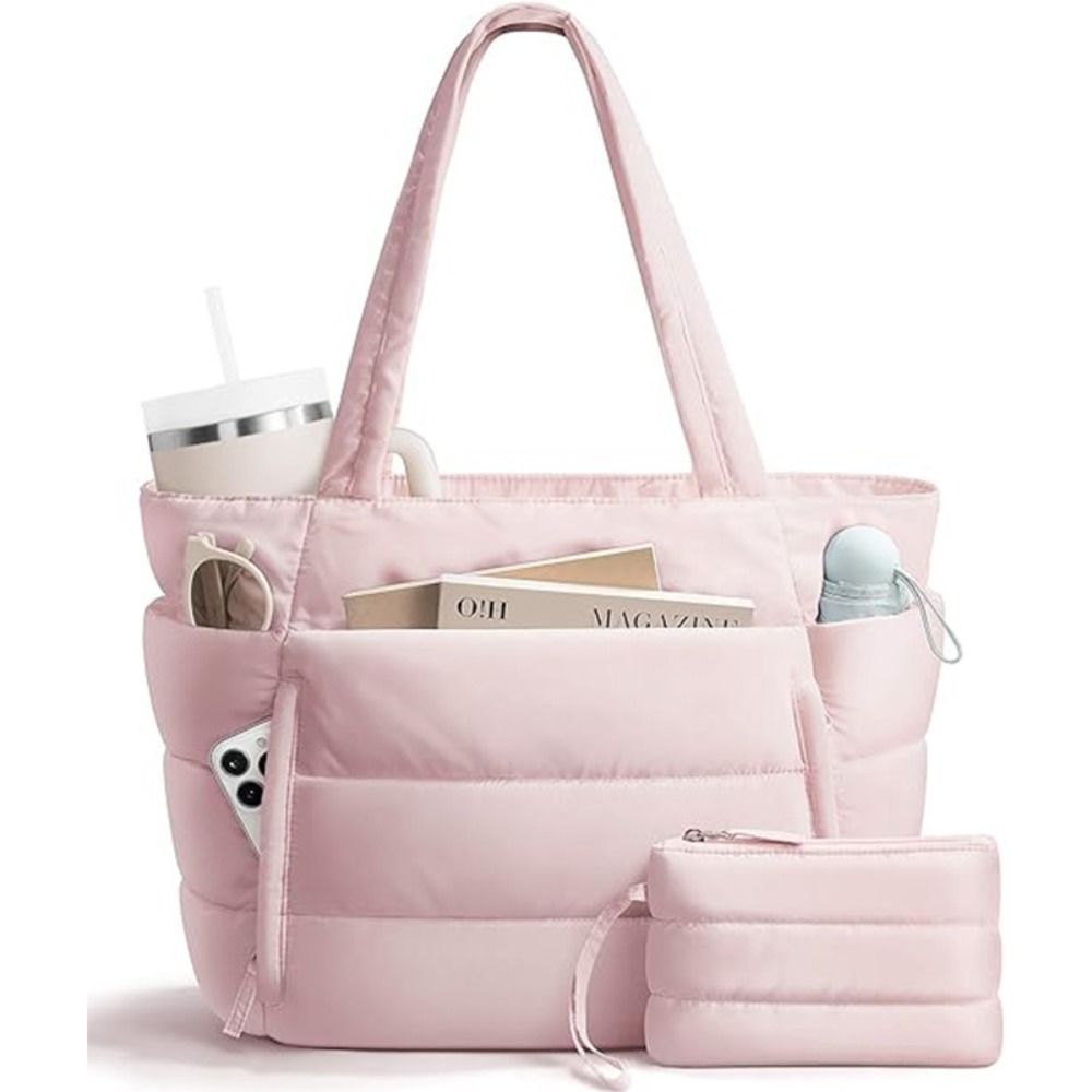 Accordion Wallet Zip - Duża torba typu puffer dla kobiet