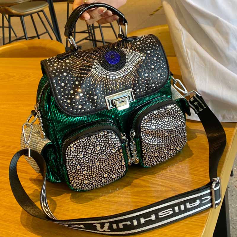 Luxury Bags For Travel - Moda damska plecak duża pojemność torba