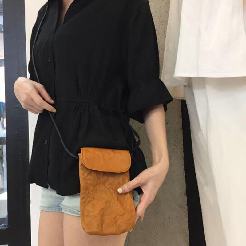 Luxury Bags Japan - Skórzana torba na telefon komórkowy skóra