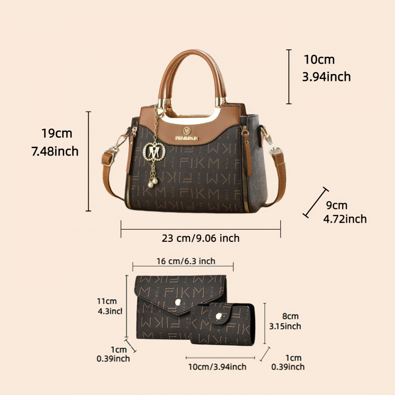3-częściowy zestaw torebek z n – Luxurious Bag recenzja i cena