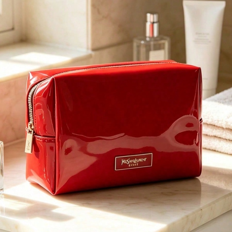 YSL BEAUTE Czerwona kosmetyczk – Luxury Bags For Travel recenzja i cena