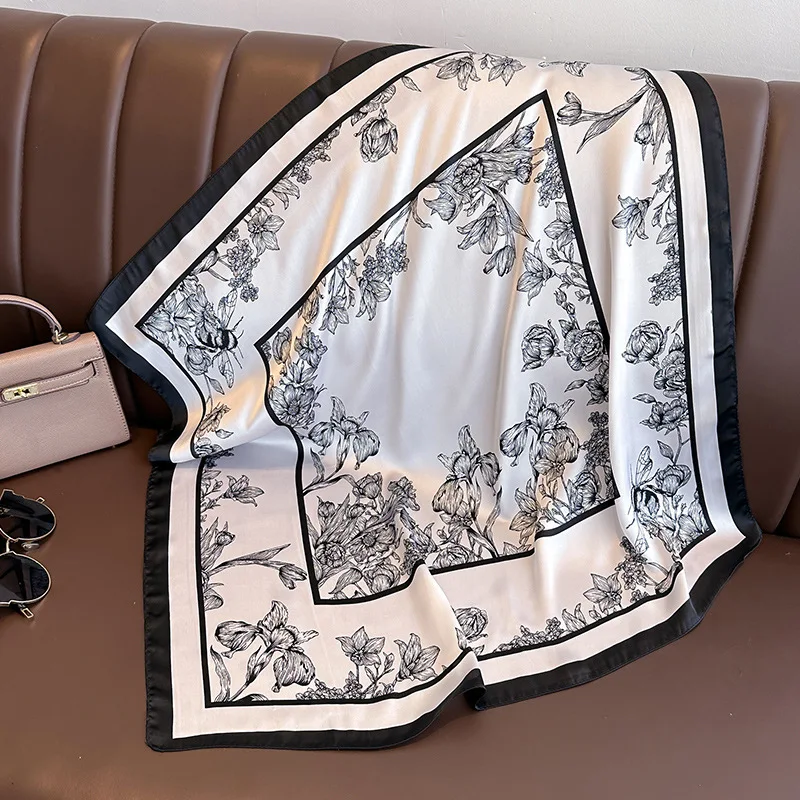 70*70cm luksusowy kwiatowy nad – Luxury Bags Trending recenzja i cena