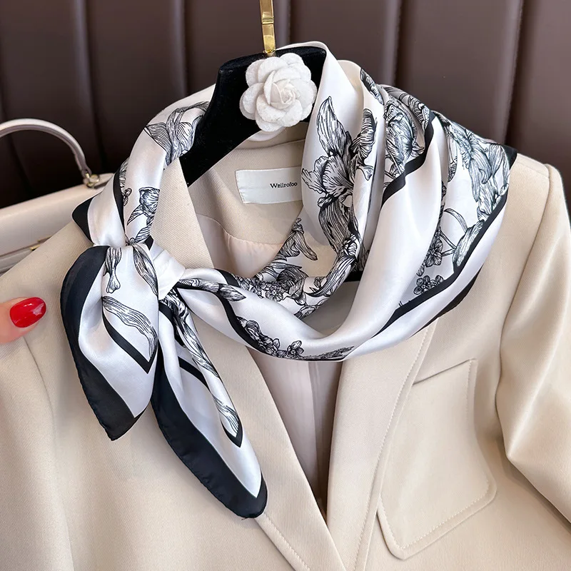 70*70cm luksusowy kwiatowy nad – Luxury Bags Trending recenzja i cena