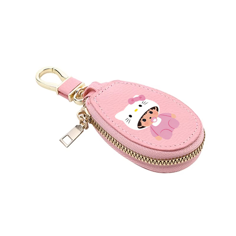 1 szt. MONCHHICHI Skórzany Por – Accordion Wallet Zip recenzja i cena