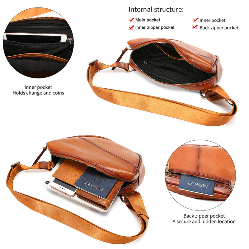 Męska torba na klatkę piersiow – Saddle Bag Distressed recenzja i cena