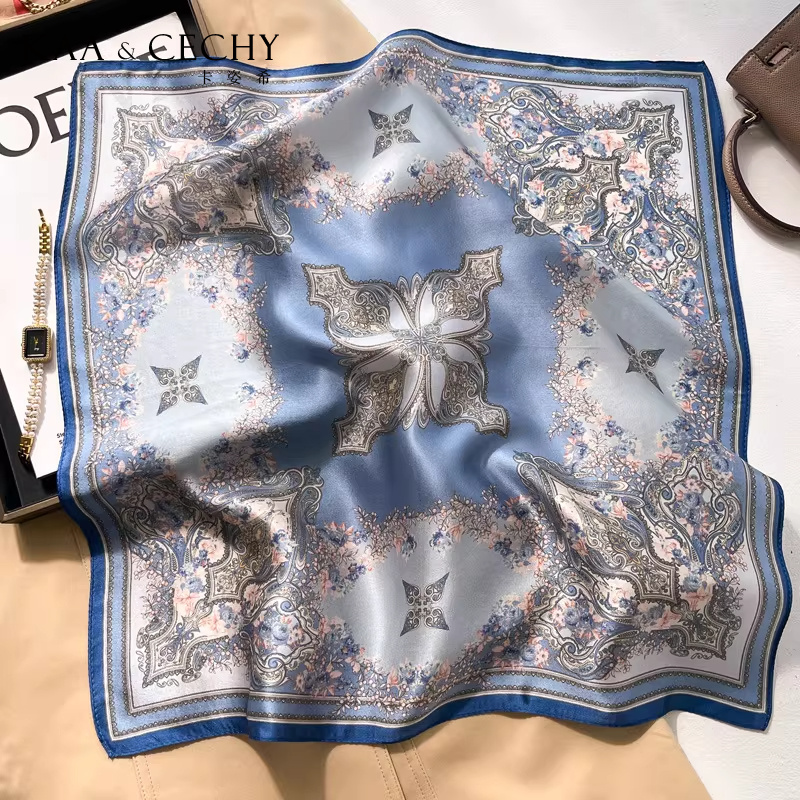 Barokowa kwiatowa apaszka kwad – Luxury Bags Trending recenzja i cena