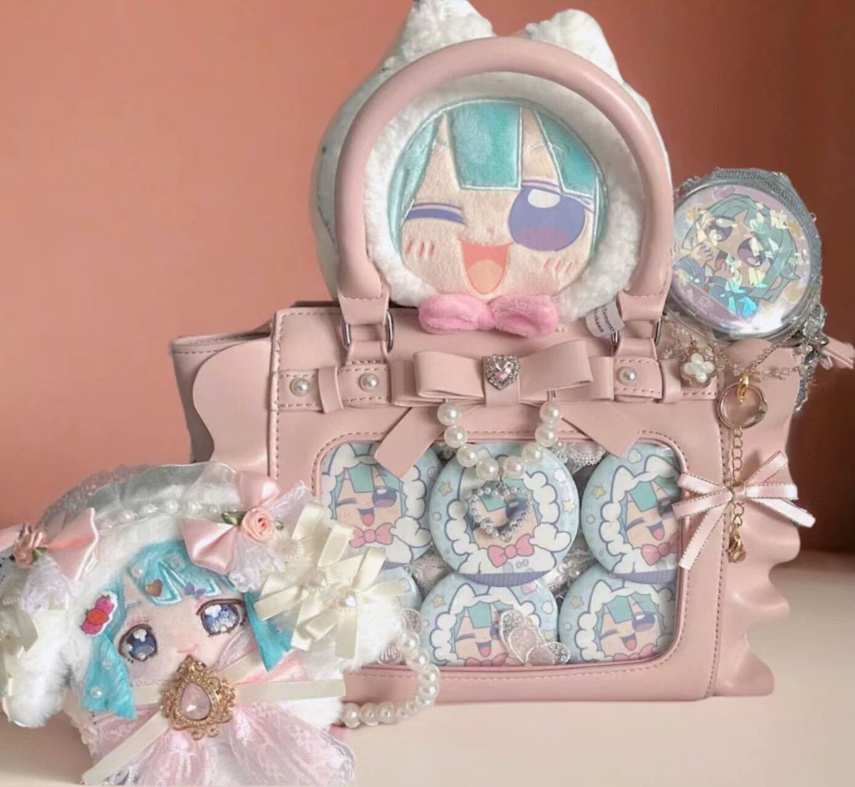 Harajuku Square Pink Ita Bag W – Accordion Wallet Zip recenzja i cena
